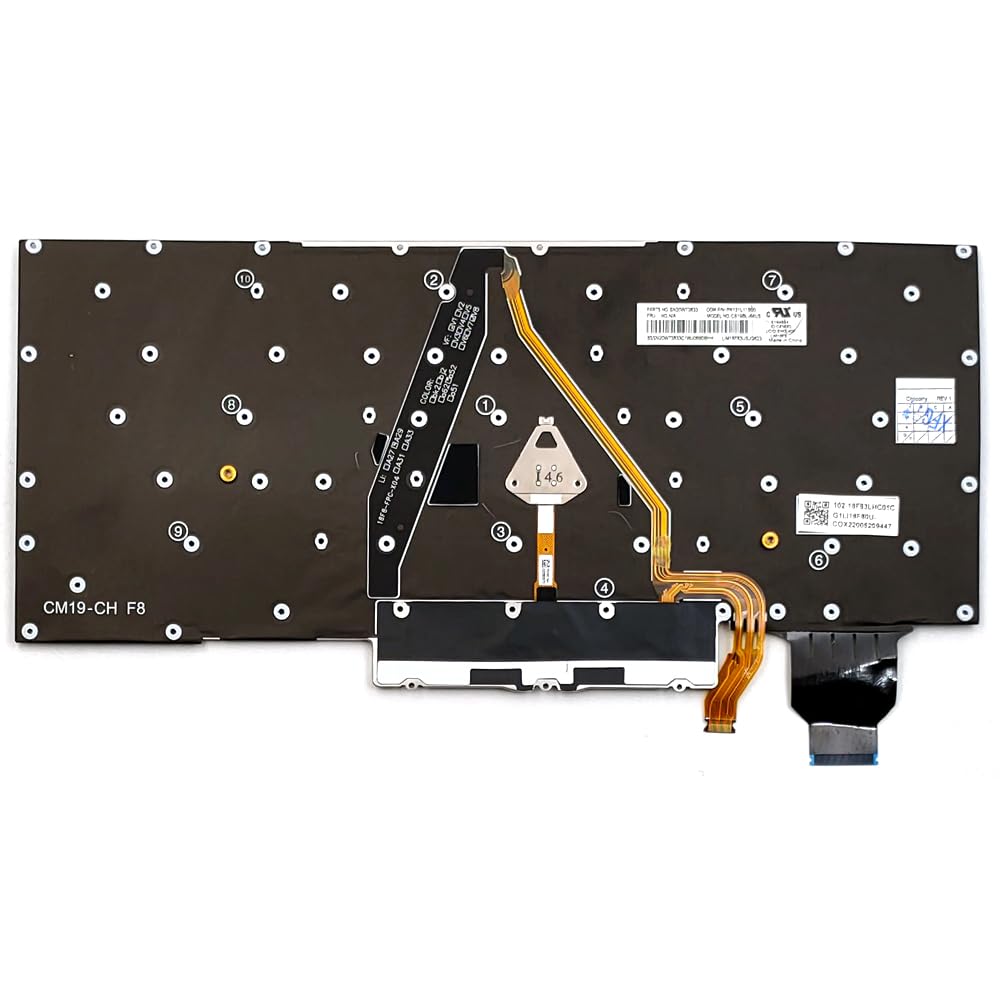 Replacement Keyboard For Lenovo ThinkPad X1 Carbon Gen 7th 2019 Gen 8th 2020, ThinkPad X1 Yoga Gen 4 Gen 5 2020 With Backlit US Layout - View #11