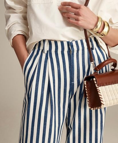 Kedera Women Stripe Wide Leg Pants Casual Comfy Trousers Straight Casual Loose Lounge Pants Business Work Casual Pants3