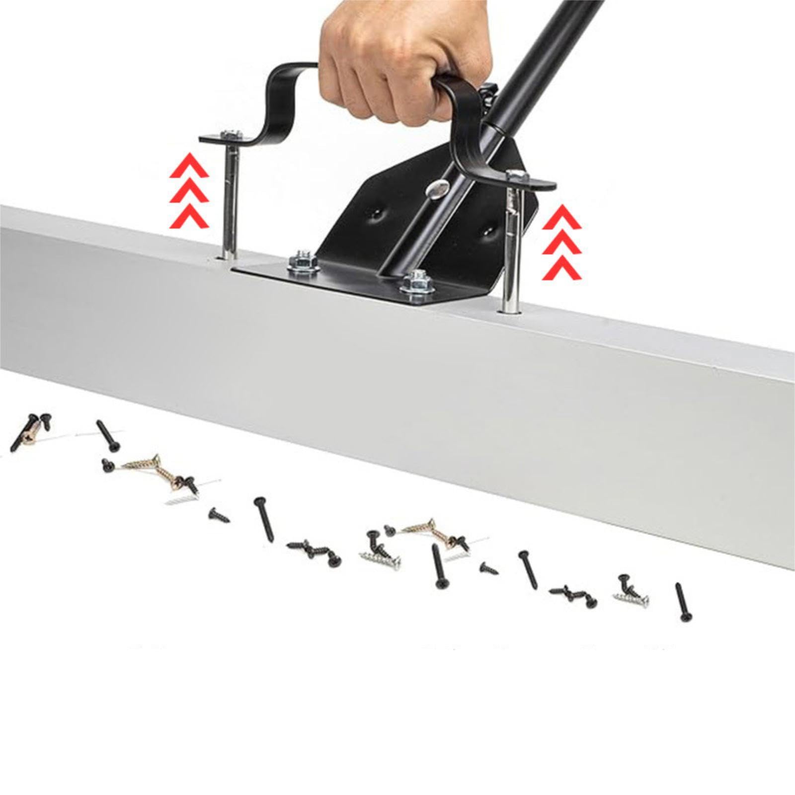 Barredora de Rodillos, Recolector de Metálicas, Herramienta para Techos, Tipo Empuje, para Reparación de Automóviles Y Oficinas, 24 Inch