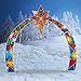 Collections Etc Lighted Outdoor Arch with Star of Bethlehem