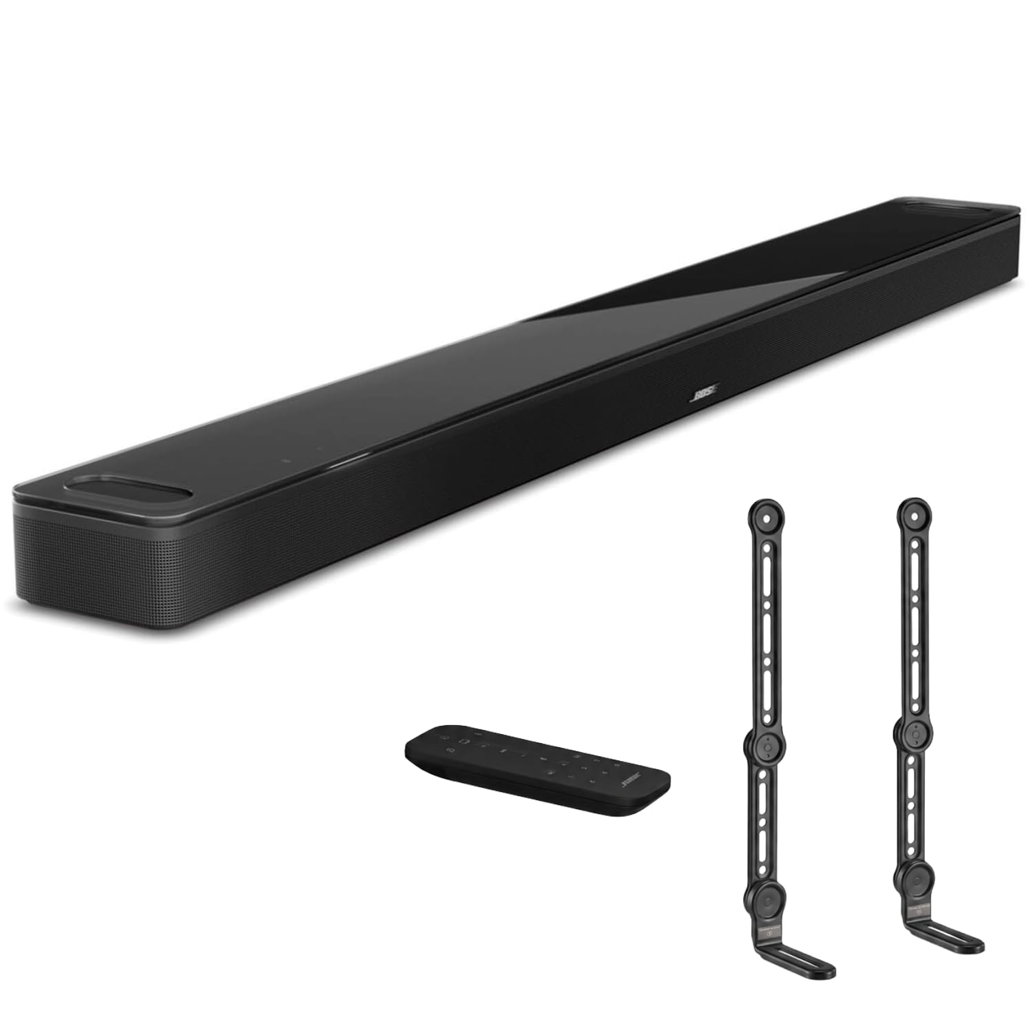 Bose Smart Ultra Dolby Atmos Soundbar with TV/Wall Mount Bundle (Black)