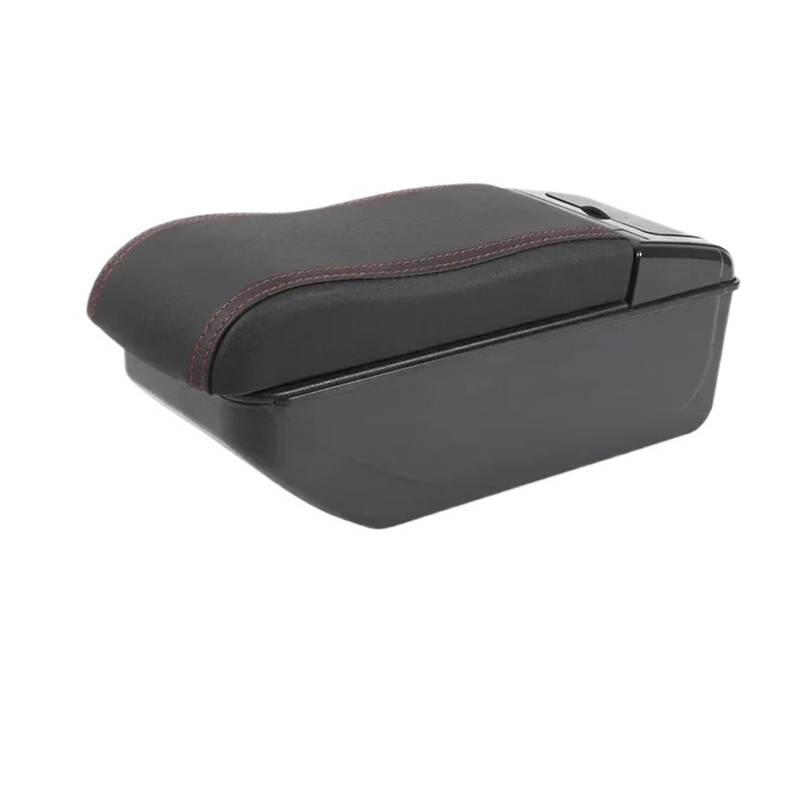 UMDJJU For VW For Bora For Golf 4 2012-2020 Armrest Box Modification Accessories Car Centre Console Armrest Box(A3 Black Red Line)