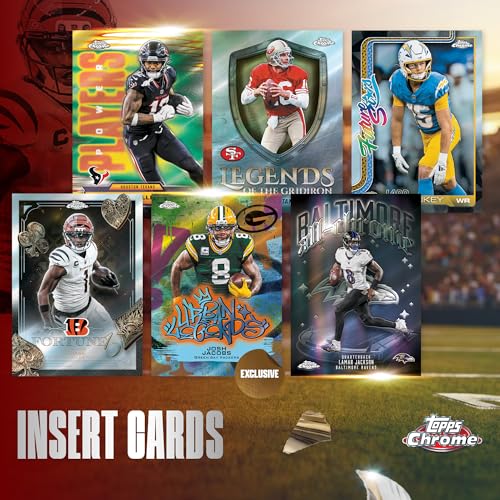 Image of 2025 Topps Chrome Football - Factory Sealed - Mega Box