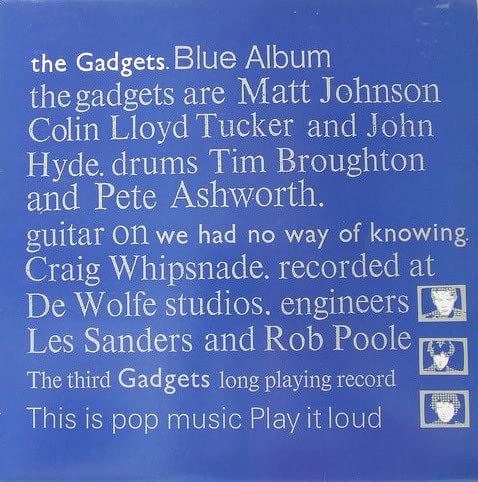 GADGETS - BLUE ALBUM