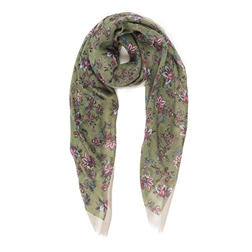 MELIFLUOS DESIGNED IN SPAIN Scarf for Women Lightweight Paisley Fashion for Summer Fall Scarves Shawl Wrap