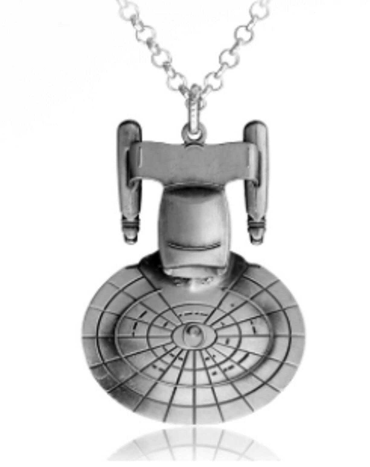 rvm jewels Inspired USS Enterprise Pendant Necklace Fashion Jewellery Accessory for Men and Women-picture-12