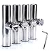 Amarine Made Boat 4pcs Fishing Rod Holder, Stainless Rail Mount Clamp on Rod Holder, Adjustable Fishing Pole Holder for Rails 7/8' to 1'