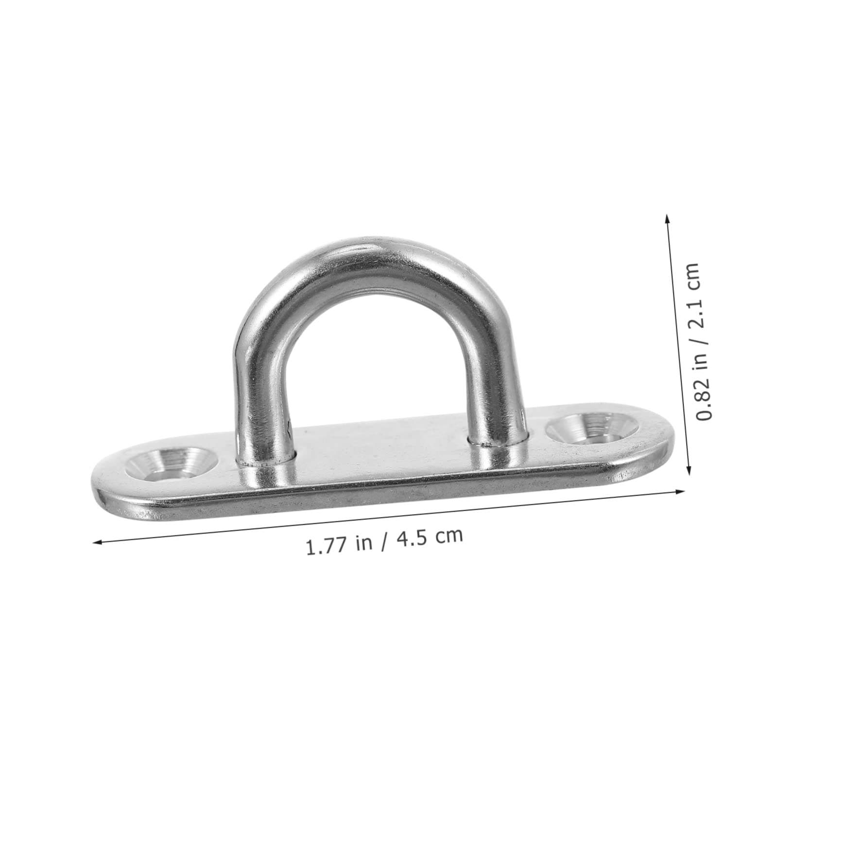 Alipis 8pcs Stainless Steel Ceiling Hooks Heavy-Duty Staple Hooks for Home Hammocks and Easy Installation Ergonomic Design and Strong Carrying Capacity