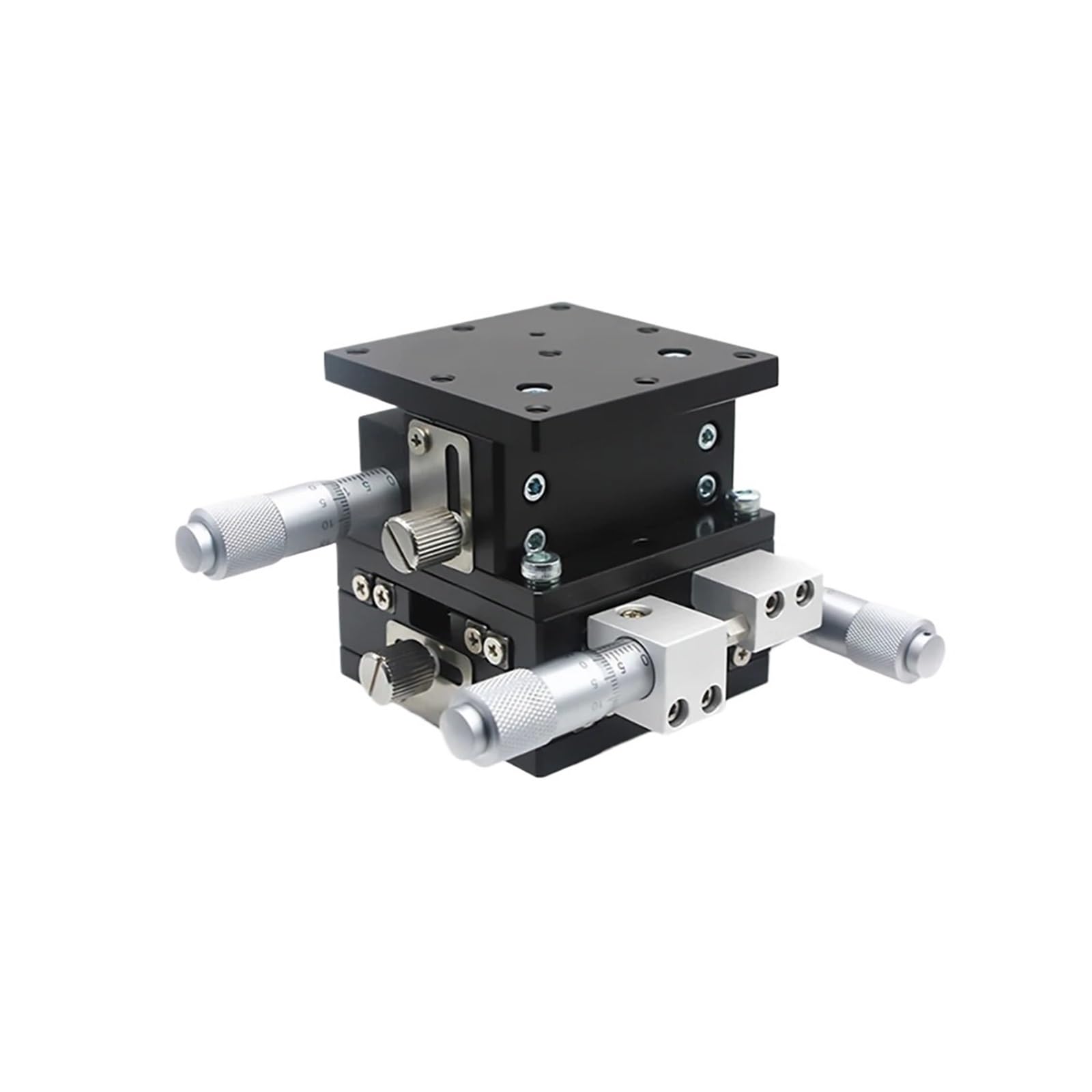 MYXJGNAIY XYZ Axis 60x60mm LD60-LM LD60-CM LD60-RM, Fine-Tuning Slide Table, Manual Displacement Platform, Linear Stage Slide Table(LD60-CM)