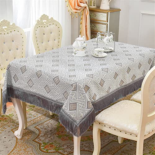 Nappe en chenille européenne pour table de salon et salon de thé