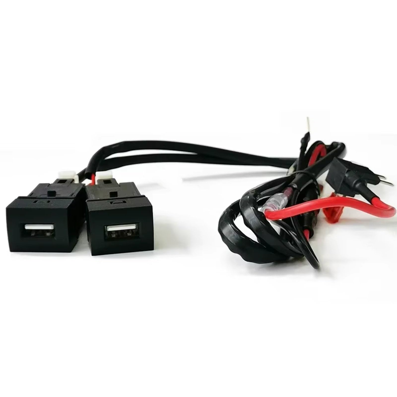 Aux USB carga Módulo Enchufe USB Consola Compatible Con Mitsubishi Para Outlander 2023 Adaptador Enchufe Interfaz Carga Teléfono Dual Para Cargador Rápido Coche