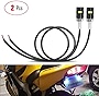 Nilight TL-06 2PCS License Plate Light Super Bright Waterproof 12V White LED Bulb Legal for Motorcycle Bike Truck RV ATV,2 Years Warranty