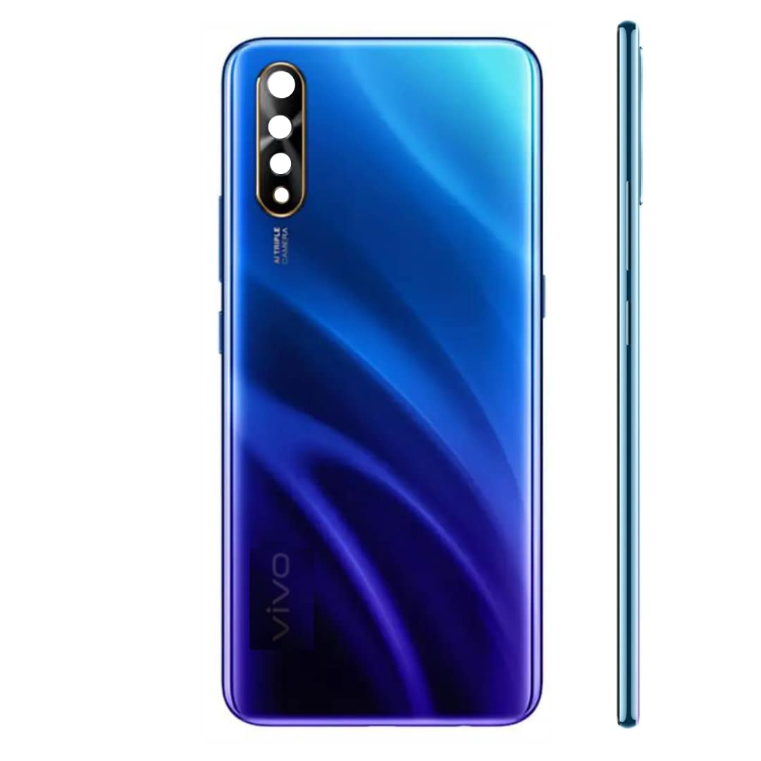 PS FORTUNET Replacement Back Battery Door Side Cover Panel with Logo Camera Lens and Buttons for vivo S1 1907/PD1913F_EX (Cosmic Green)