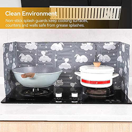 2pcs Coniglio Paraschizzi Pieghevole,Para Schizzi