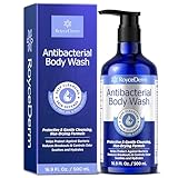 Roycederm Antibacterial Body Wash & Soap – Kills 99.9% of Germs & Bacteria – For Body Acne, Folliculitis & Odor Control – Non-Drying Cleanse, Antifungal, Gentle Daily Use for Men & Women (16.9 fl oz)