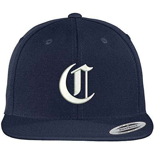 Gorra Snapback plana con bordado Old English C miniatura 1