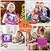 EDDBNi Kids Tablet Android 14 Tablet 10 inch Kids Tablets with Case Quad Core 64GB Dual Camera Parental Controls 2.4G WiFi Educational Tablets (Pink)