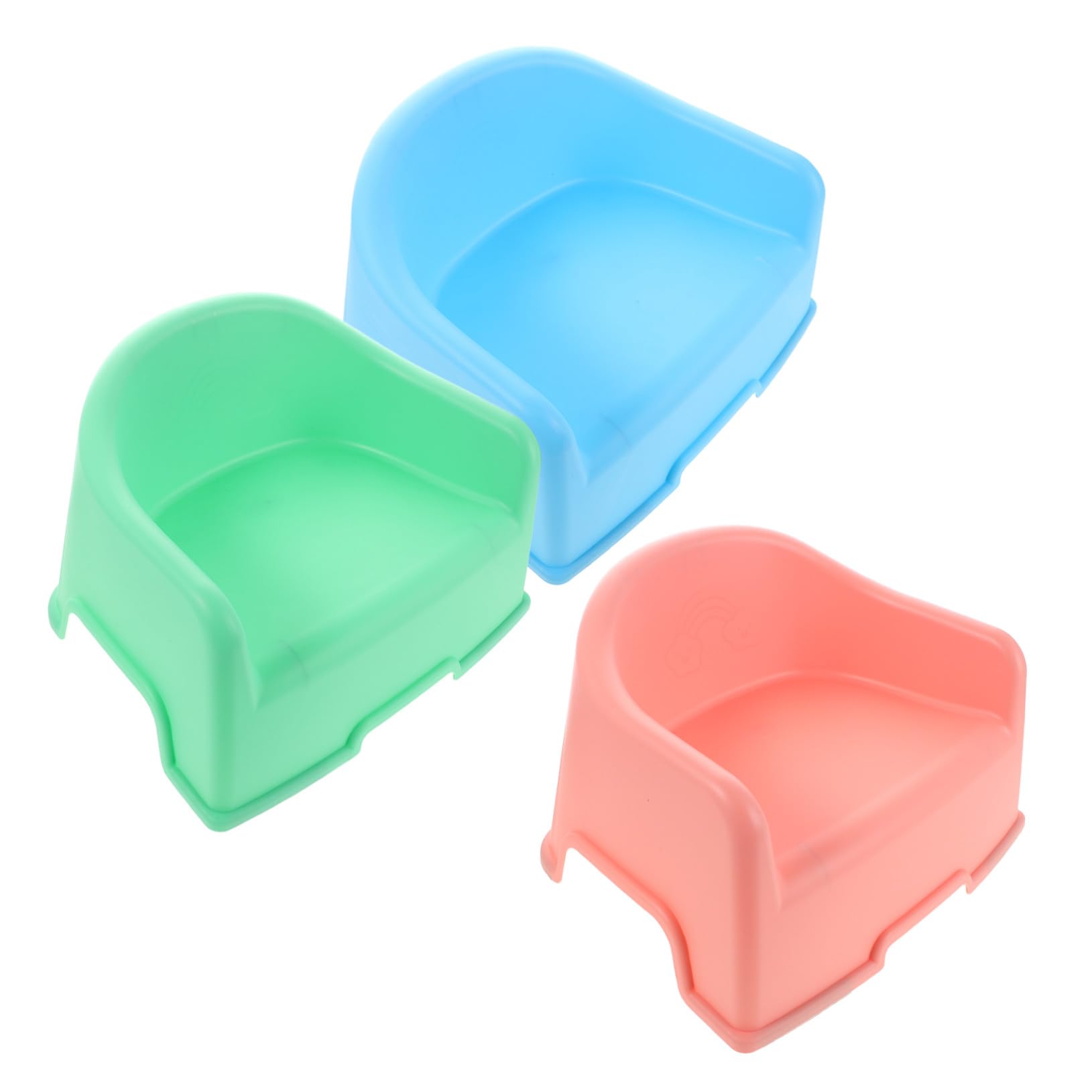 Cabilock 3 Piezas Taburete De Baño Plástico Taburete Plegable para Baño Lavabo y Bañera para Pequeños