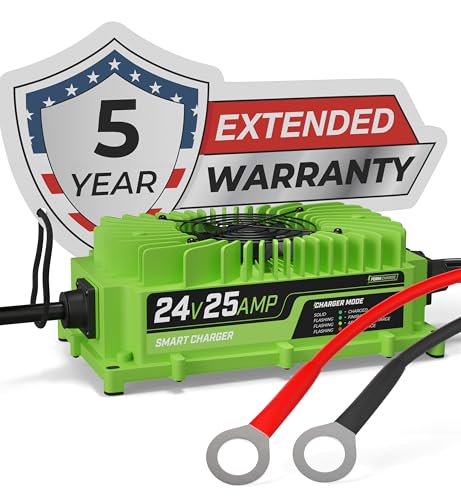 FORM 24 Volt Battery Charger for Genie Skyjack, JLG Scissor Lift, Forklift, Electric Pallet Jack, Floor Scrubber - 24V 25A