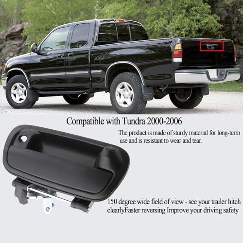 Image of Tailgate Handle Backup Camera for Toyota Tundra(2000-2006) HD Rear View Camera Night Vision IP68 Waterproof 170 Wide Viewing Replacement Car Door Tailgate Camera Park Assist Reverse Camera