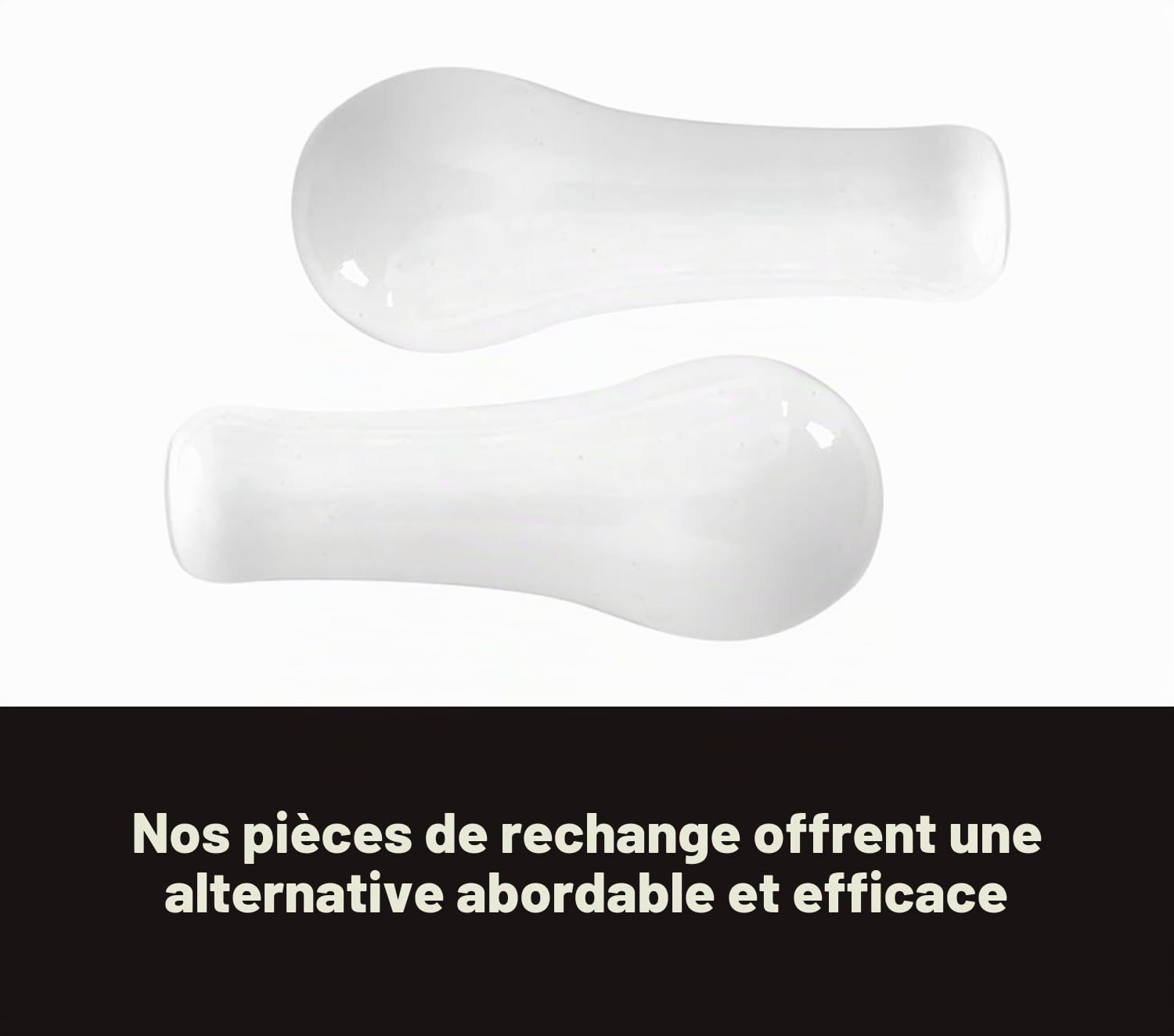 ARCO - Lot de 2 recharges pour poignées de porte en porcelaine - Renouvelez facilement vos poignées de porte