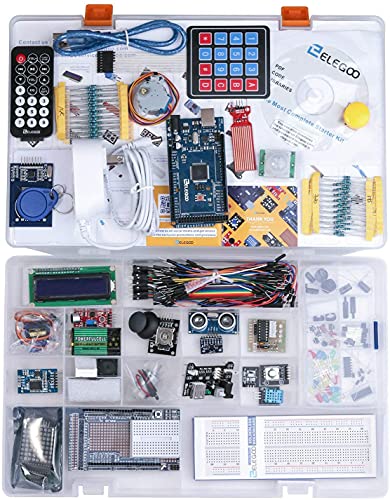 ELEGOO Mega R3 Starter Kit voor Arduino Project Ultimate Starter Kit met Duitse tutorial, MEGA R3 microcontroller en… - Afbeelding 5