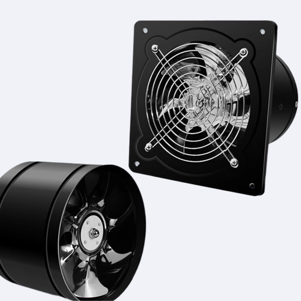 HYZHANHONG Wall Mount Exhaust Fan, 10 Inch High-Speed Ventilation Fan for Bathroom Kitchen Garage Low Noise Explosion-Proof Fan