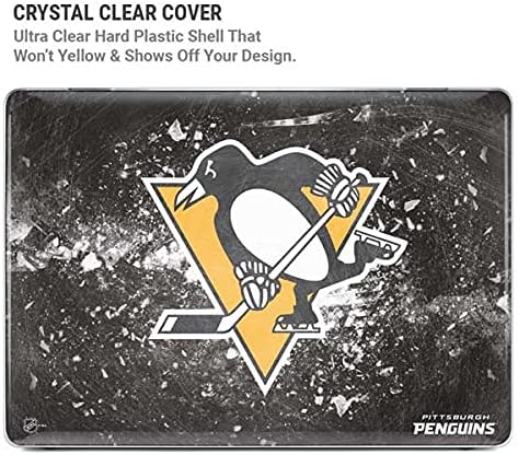 Skinit Case + Skin Compatible with MacBook Air 13in M1 (2021) - Officially Licensed NHL Pittsburgh Penguins Frozen Design