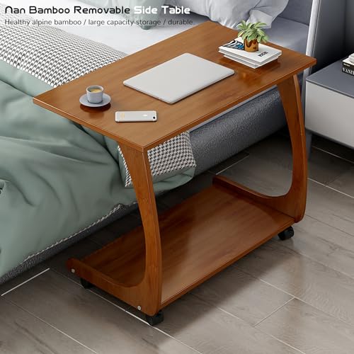 Mesa de cama con ruedas para trabajar cómodamente desde el sofá 3
