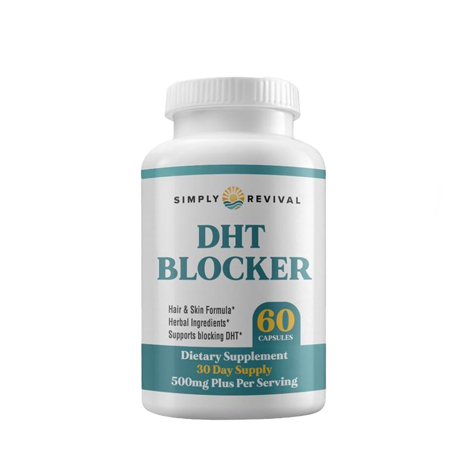 Simply Revival DHT Blocker 60 Capsules – Hair & Skin Formula