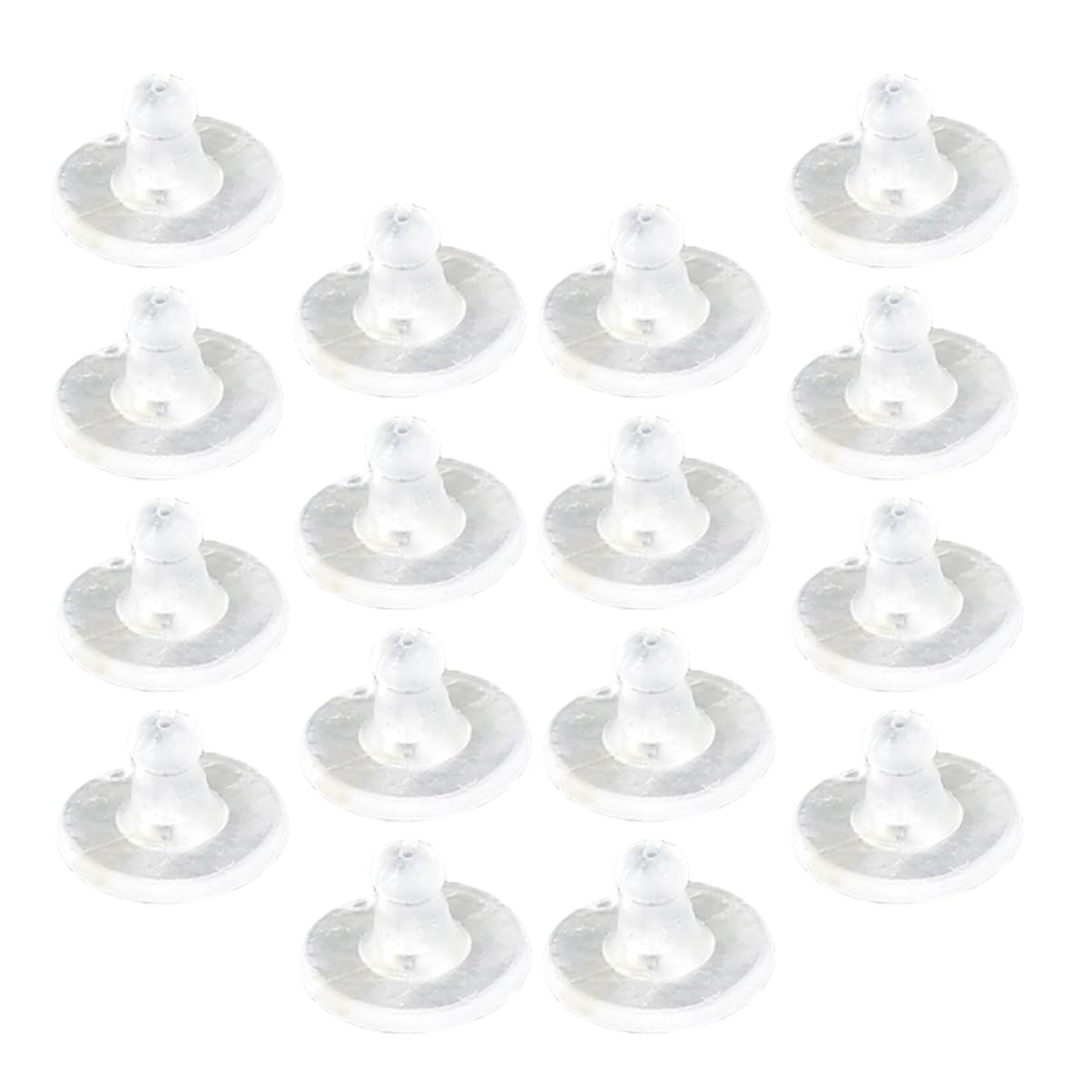 Lurrose Silikon Ohrstecker Rückseiten Rutschfeste Ohrhaken Für Sicheren Halt Transparent Für Ohrstecker Hohe Strapazierfähigkeit Und Tragekomfort