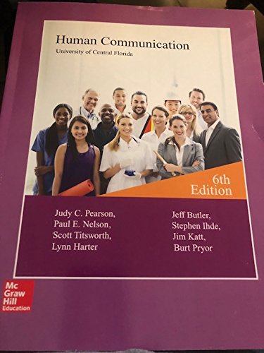 Human Communication 6th Editition University of... 1260304140 Book Cover