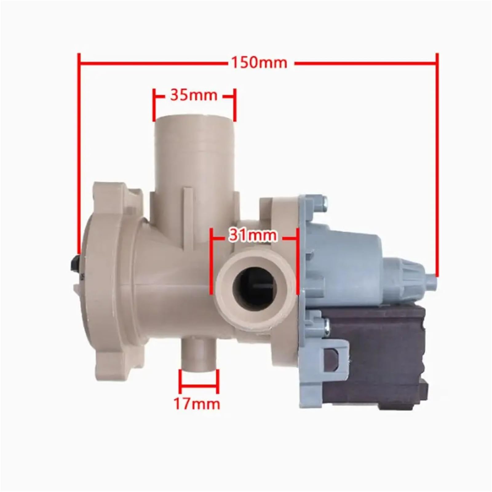 Ablaufpumpe für Waschmaschinen, Kompatibel mit Haier 0022150033660401A