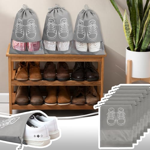 Organisateur De Valise Voyage : 6 Pièce Sac Chaussures,Sac à Chaussures de Voyage,Housses Chaus... – Image 5