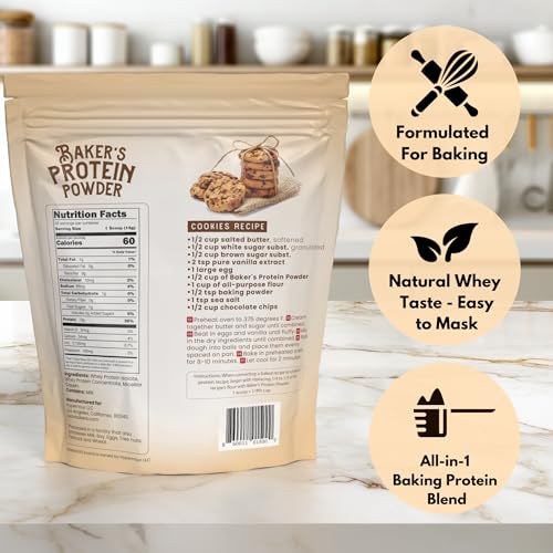 Leanbakers Baker'S Protein Powder Pure Natural Protein Blend, Whey Isolate, Whey Concentrate, Casein thumb #1