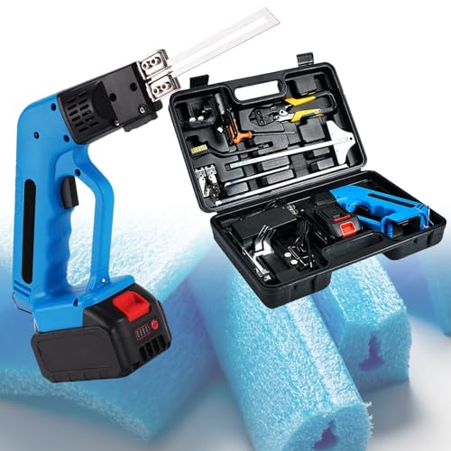 vnmudzeo Cortadora De Espuma InaláMbrica De 150 W, Kit De Corte De AlgodóN Perlado con Cuchilla Caliente Recargable De Mano Y Refrigerada por Aire