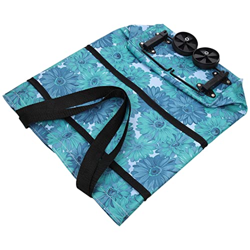 Luxshiny Faltbare Einkaufstasche Mit Rollen Faltbarer Einkaufswagen Einkaufstrolley Tasche Auf Rollen Oxford Stoff… – Bild 6