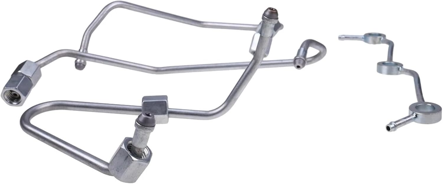 Fuel Injector Pipe Set 6672406 6657643 6657644 6672404 Compatible for Kubota D1105 Engine Bobcat 463 553 S70 B100 E25 E27Z