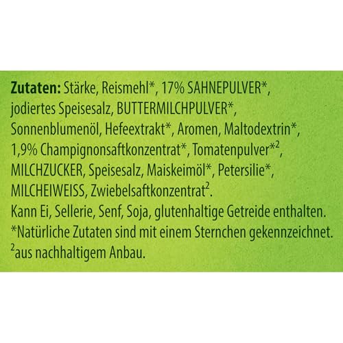 Knorr Fix Würzmischung Rahm-Champignons für leckere Rahmchampignons ohne geschmacksverstärkende Zusatzstoffe 30x 33 g