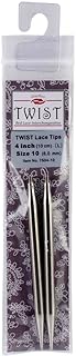 ChiaoGoo Needle Tips 4 inch (10cm) for Twist Red Lace Interchangeable Set Size US 10.5 (6.5mm) 7504-10.5