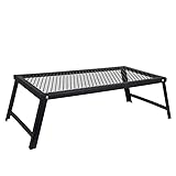 Portable Foldable Charcoal BBQ Grill – Compact, Free-Standing Barbecue Grill for Outdoor Cooking – Durable Steel Grill for Camping, Picnics, Family Gatherings, Garden, Beach & Travel Adventures
