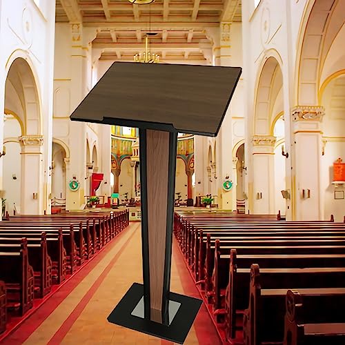 Atril de mesa de altura ajustable con soporte de podio portátil y estable 6