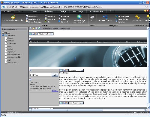 Homepage Maker 8 Ultimate, CD-ROM: Für Windows 7/Vista/XP