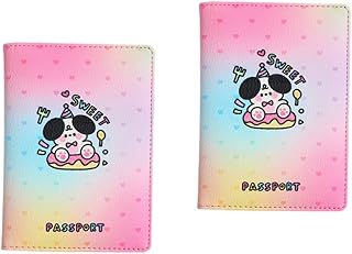 MAGICLULU 2 Pçs Carteira De Cartão Masculina Carteira De Passaporte Para Carteira De Viagem Pequena Bolsa Organizador De Passaporte Porta-Passaporte Masculino Porta-Passaporte