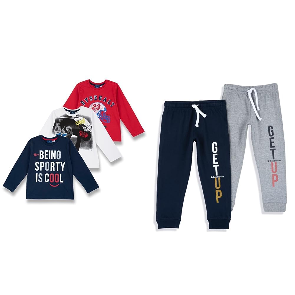 Chicco Conjunto de Camiseta+pantalón Largo - Azul