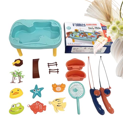 Jeux de pêche pour voyage et activités en famille avec canards magnétiques Teksome