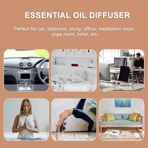Difusor aromático eléctrico de madera PLAFOPE miniatura 3