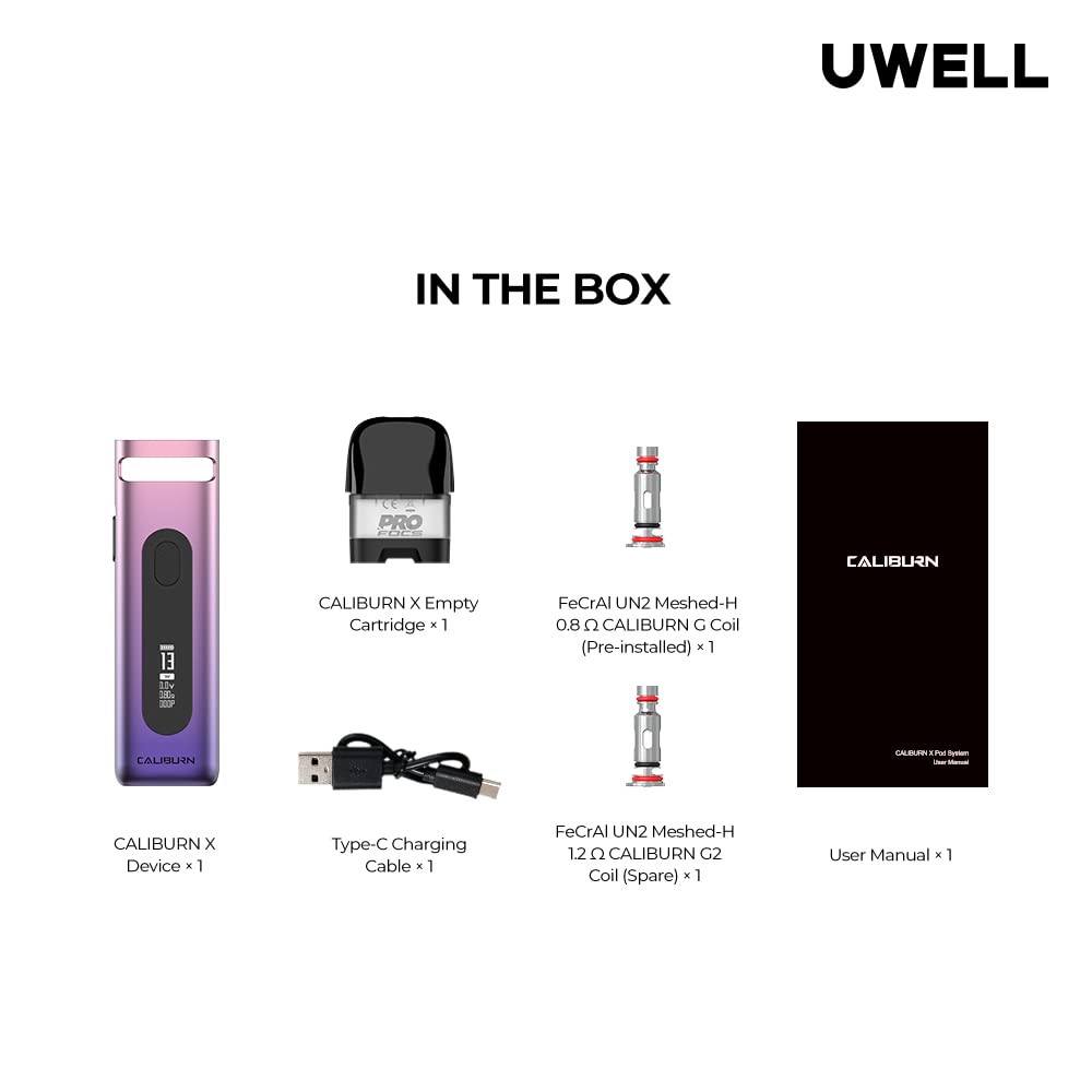 uwell caliburn x kaufen Uwell Caliburn X 20W Pod System main image 0