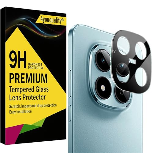 4youquality Back Camera Lens Protector Compatible with Redmi Note 15 (1 Pack) | 9H Tempered Glass Camera Guard | Military-Grade Anti Scratch Protection | Ultra Clear HD Lens Film | Bubble-Free Easy Installation | Case Friendly