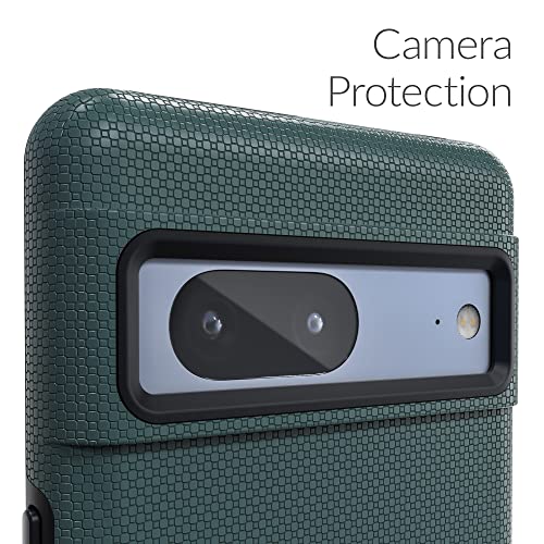 Crave for Google Pixel 7 Case, Shockproof Protection Dual Layer Case for Google Pixel 7 (6.3 inch) - Forest Green - Image 4